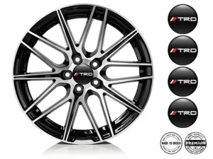 Toyota TRD Calcomanías Bombadas Personalizadas Etiquetas de Autos